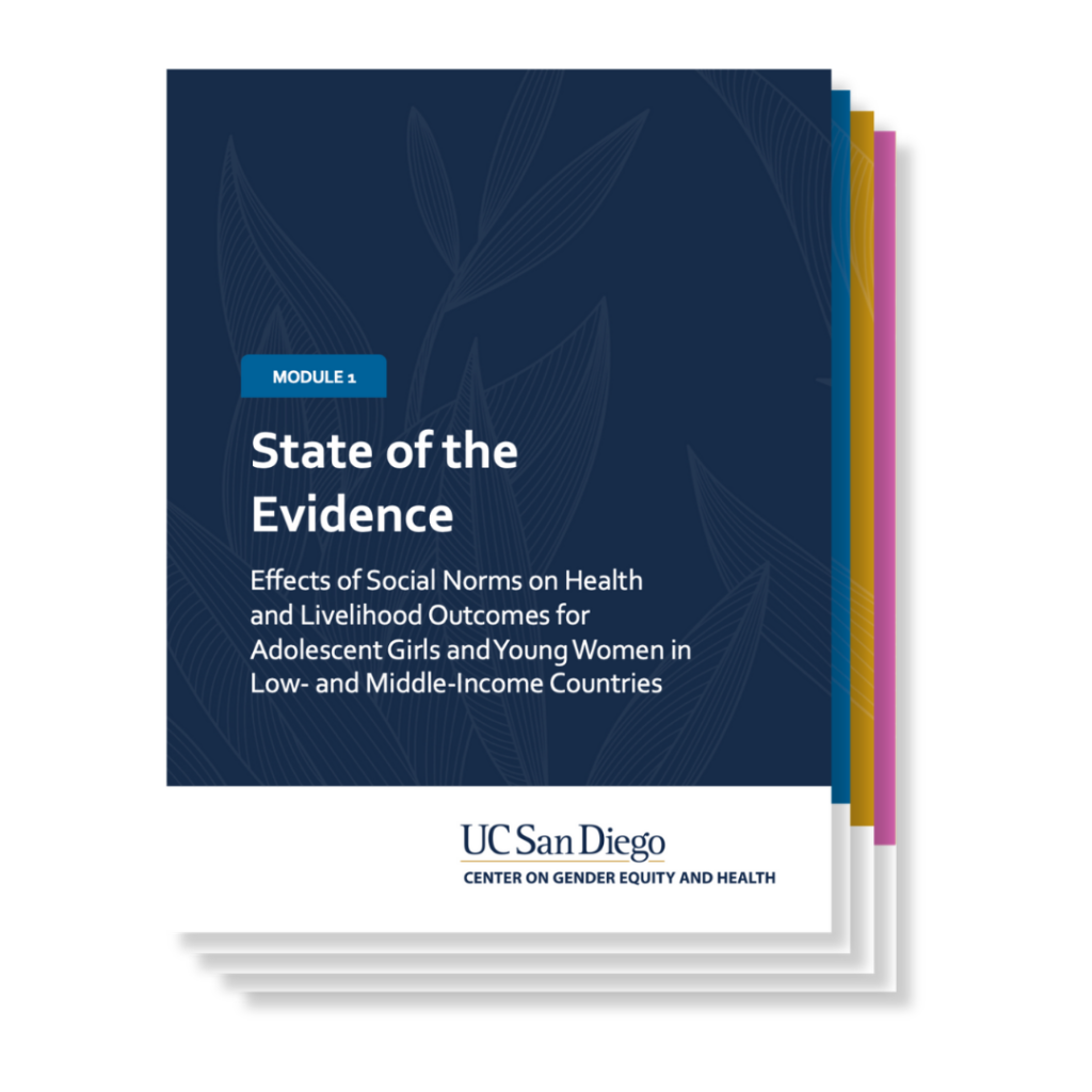 Effects of Social Norms on Health and Livelihood Outcomes for Adolescent Girls and Young Women in Low- and Middle-Income Countries